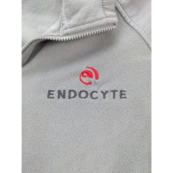Mens Ping 1/4 Zip Golf Shirt Size M Gray Embroidered Endocyte - Picture 5 of 11